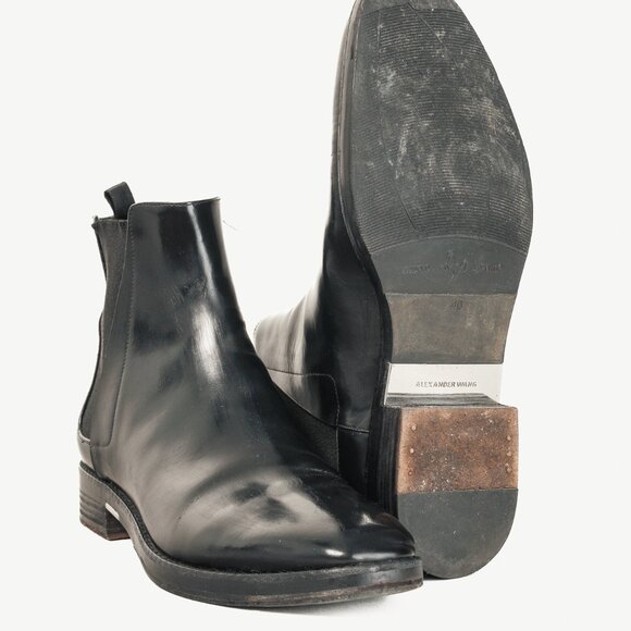 Alexander Wang Fia Black Leather Chelsea Boot - Picture 4 of 9